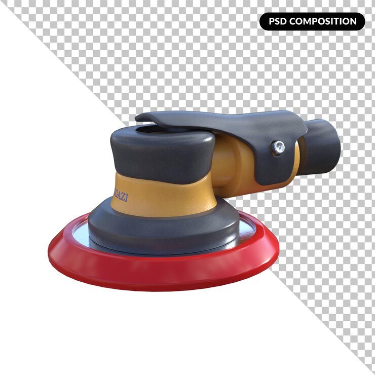 PSD sander en órbita aislado 3d
