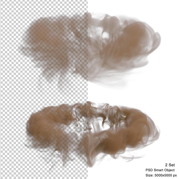 Sandmagus-Effekt isoliert 3D-Rendering