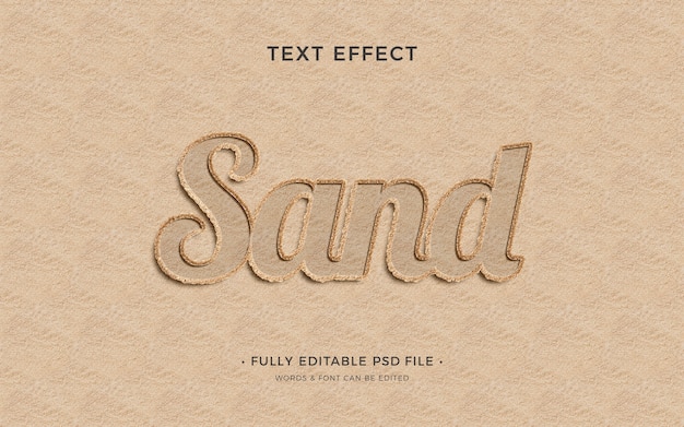 Sandtexteffekt