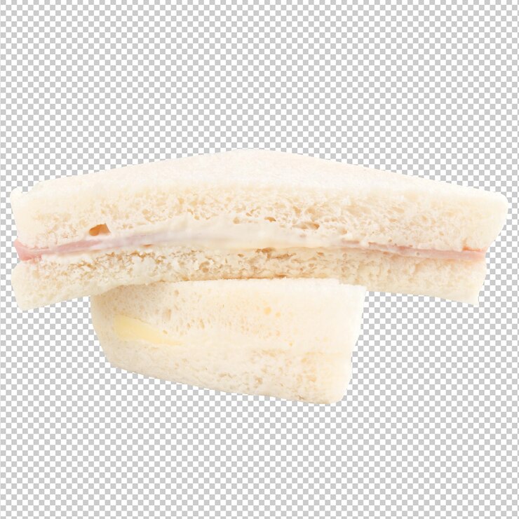 PSD sanduíche isolado em fundo branco