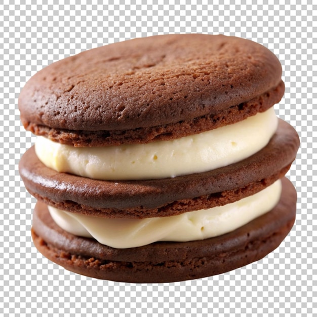 PSD sándwich de helado de chocolate