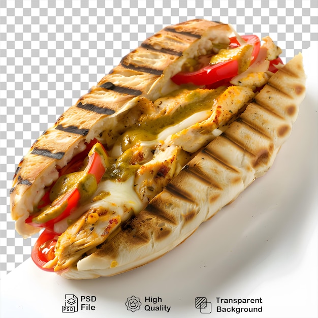 PSD un sándwich con una imagen de un sándwitch con una imagen del sándwich en él