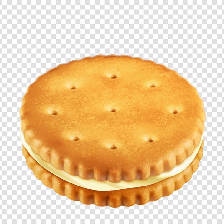 PSD un sandwich rempli de crème
