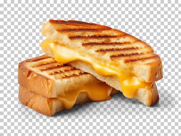 PSD sándwich tostado de queso aislado sobre fondo transparente png psd