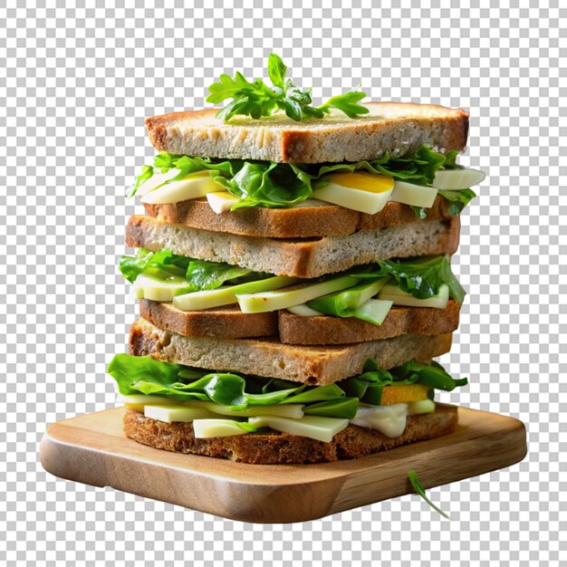 PSD sándwich con verduras