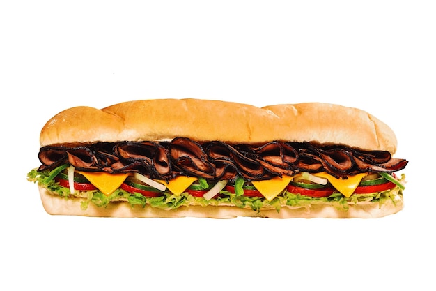 Sandwiches in der langen Originalgröße