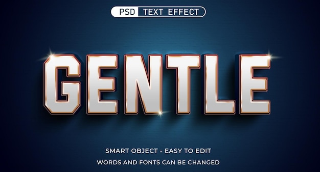 PSD sanfter textstil-effekt