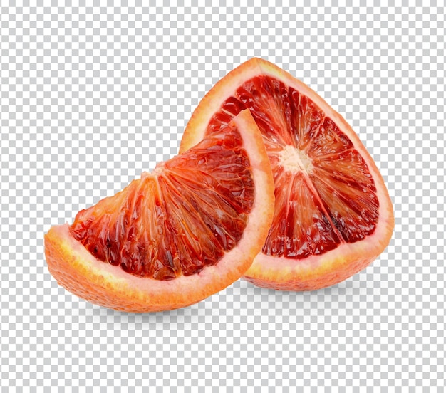 PSD sangue de laranja fresco isolado psd premium