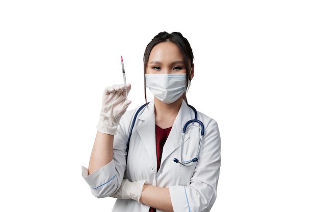 Sanitäter mit Impfstoff