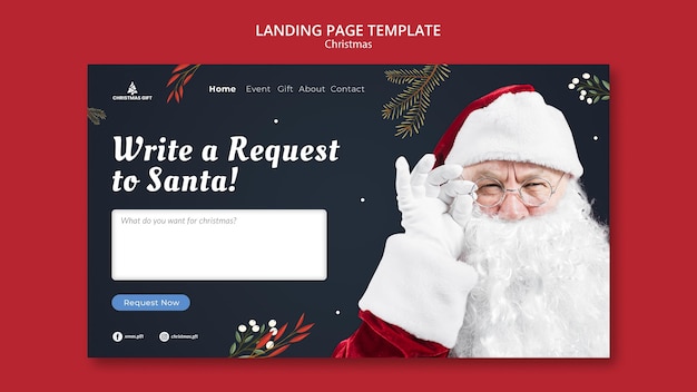 Santa-anfrage-landingpage