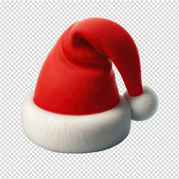 PSD a santa hat with a red hat on it