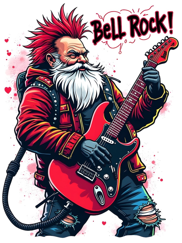 PSD santa the rock star a musical christmas celebration