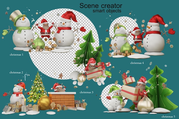 Santacros in una postura diversa a Natale