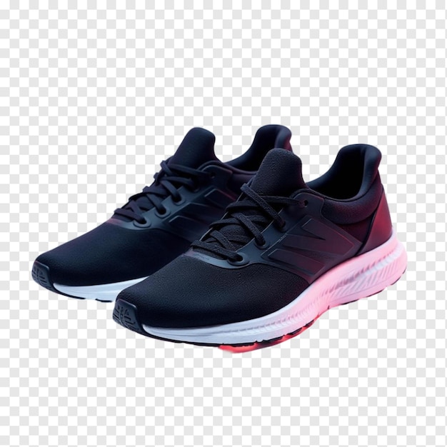 Sapatos de corrida ou ténis sobre um fundo PNG branco transparente