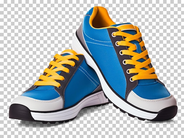 PSD sapatos de tênis azuis isolados em fundo transparente png psd