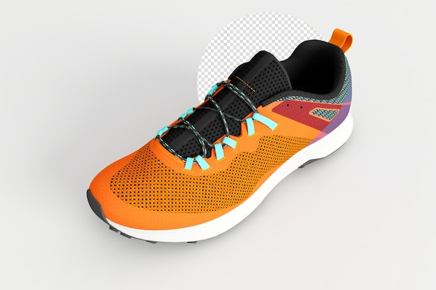 Sapatos em renderização 3d isolados