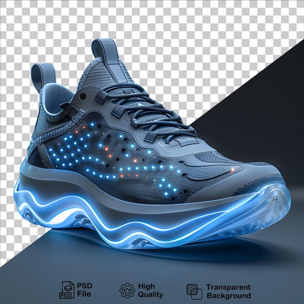 PSD sapatos fotorrealistas isolados em fundo transparente