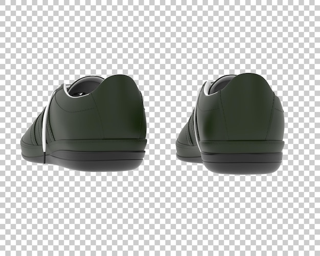 PSD sapatos isolados em fundo transparente ilustração de renderização 3d