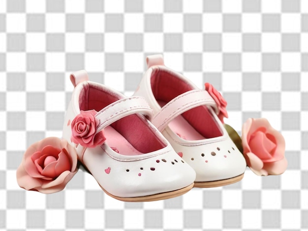 PSD sapatos rosa de bebé em png