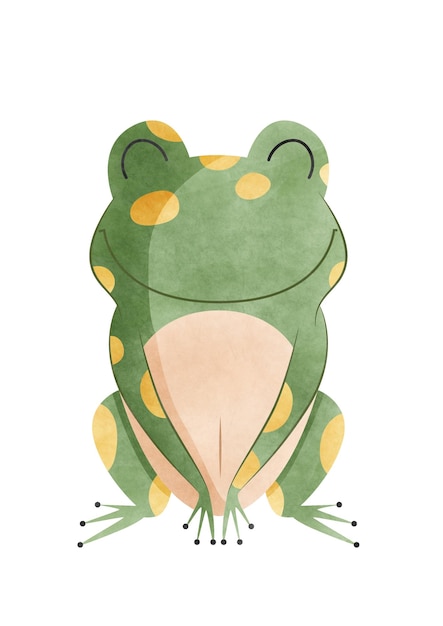 Sapo aquarelado