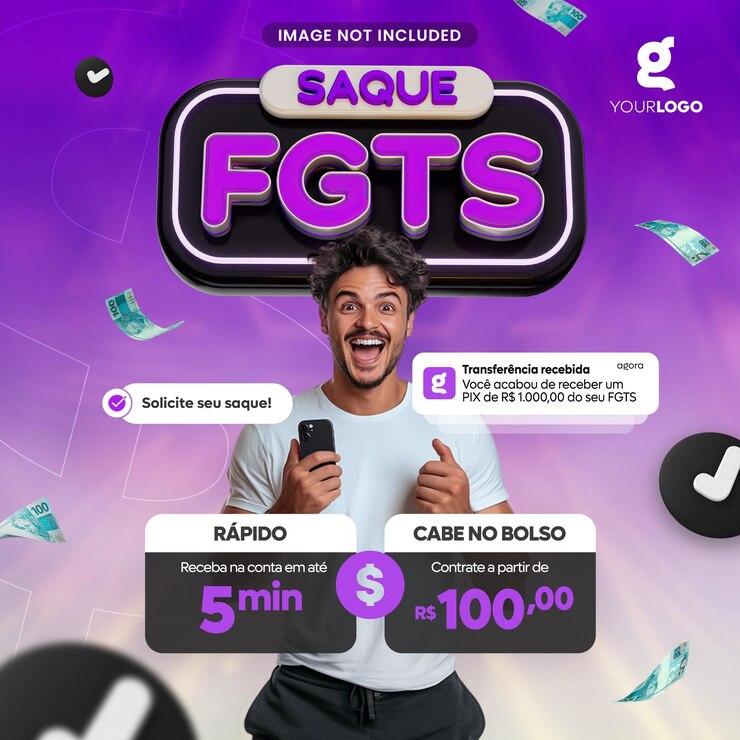 PSD saque fgts rapido