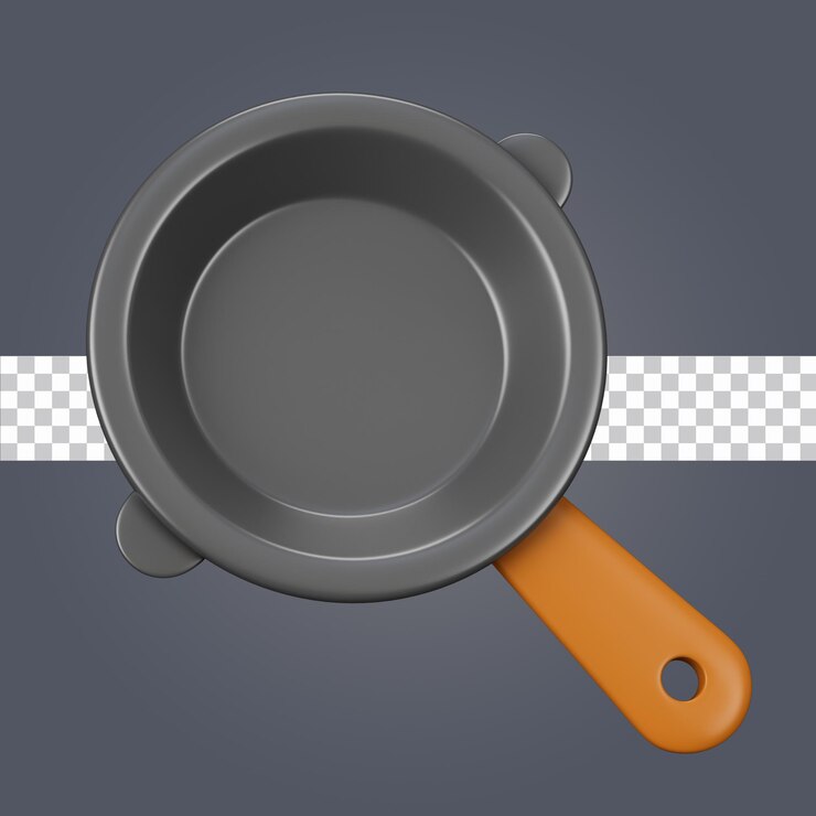 Sartén icono 3d