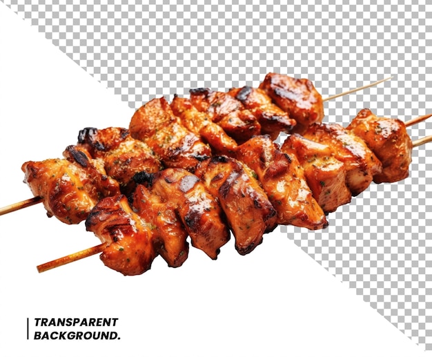 PSD satay de frango isolado