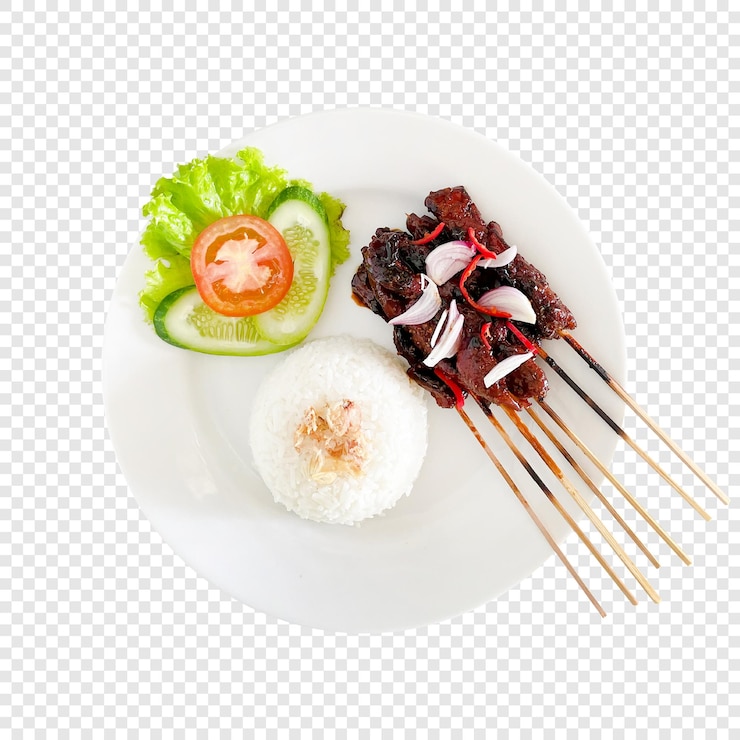 PSD sate maranggi dengan nasi