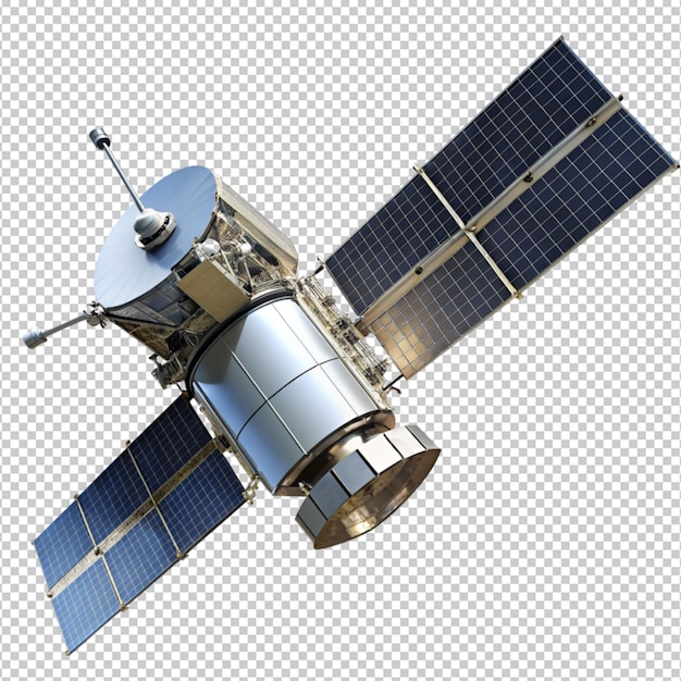 PSD satélite em fundo transparente