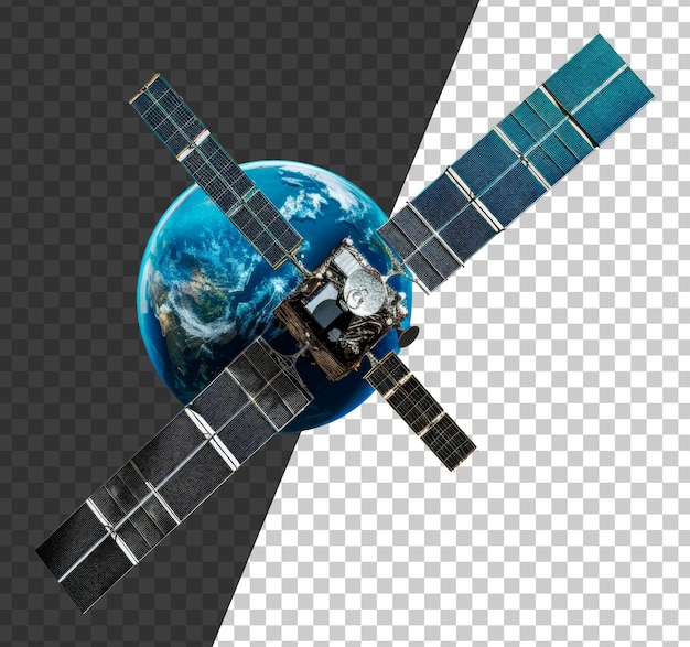 PSD un satellite est en orbite autour de la terre.