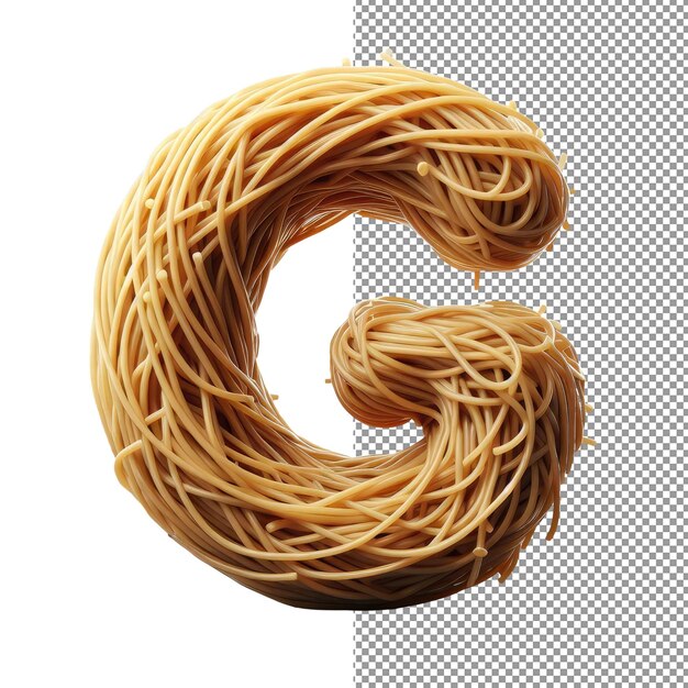 PSD satisfacer sus antojos visuales letras de espagueti en un fondo png