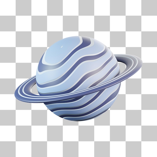 Saturn 3D Icon