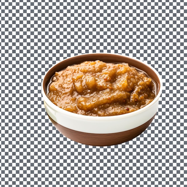 PSD sauce au piment makhani psd isolée sur un fond transparent