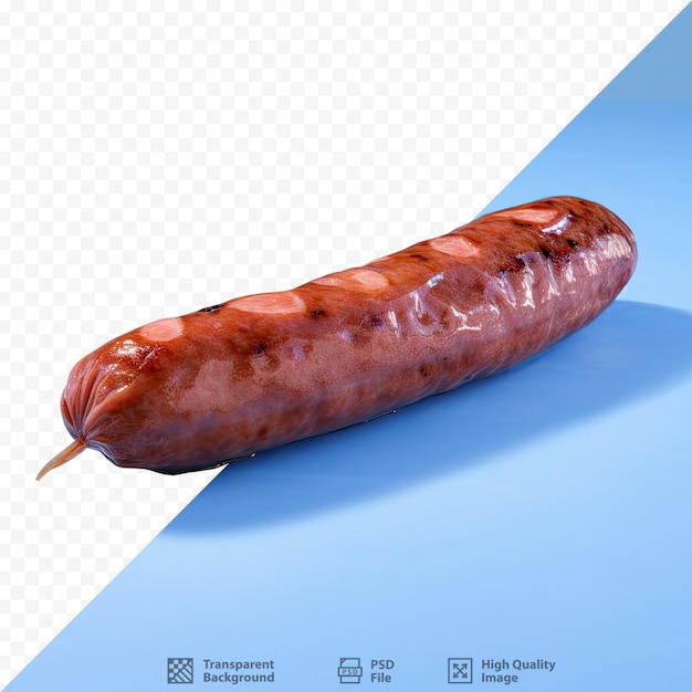 PSD saucisse fumée avec fond transparent