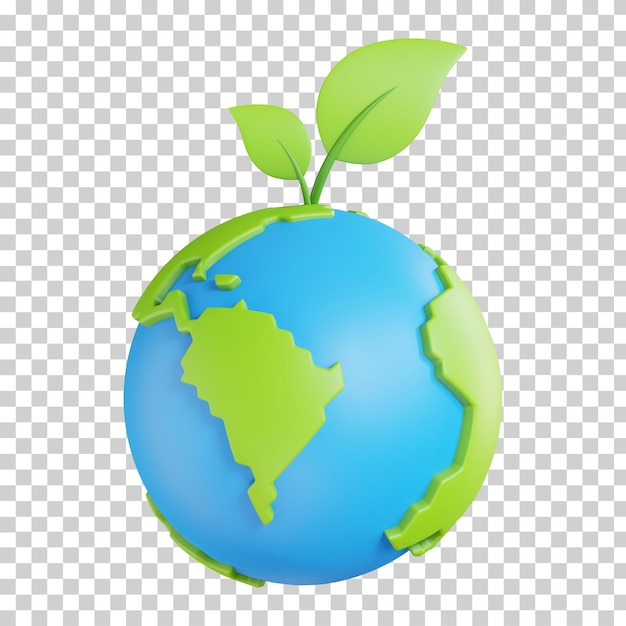 Sauvez l'illustration 3d de la terre