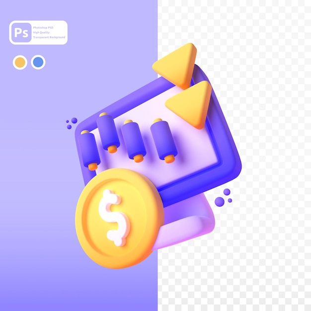 Saver en render 3d para presentación web de activos gráficos u otros