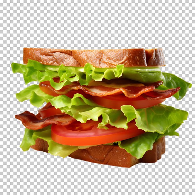 Savoureux Sandwich Png Isolé Sur Fond Transparent