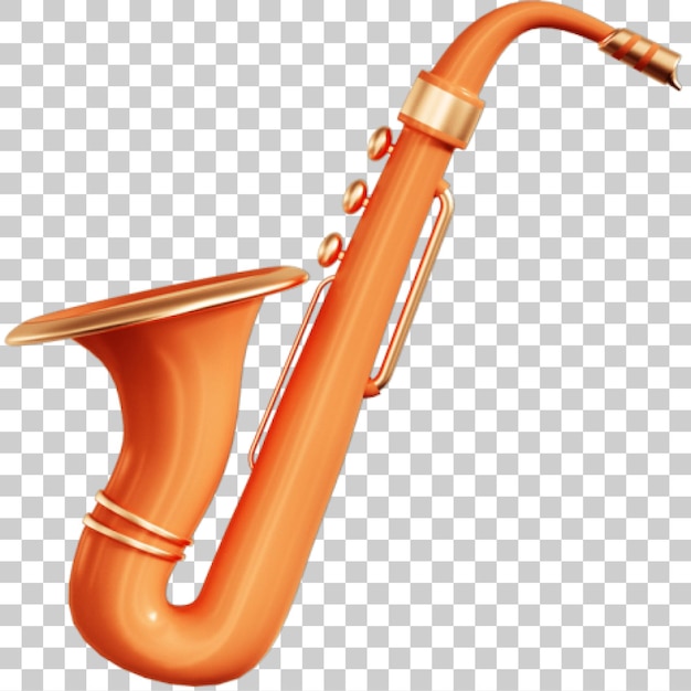 Saxofone laranja