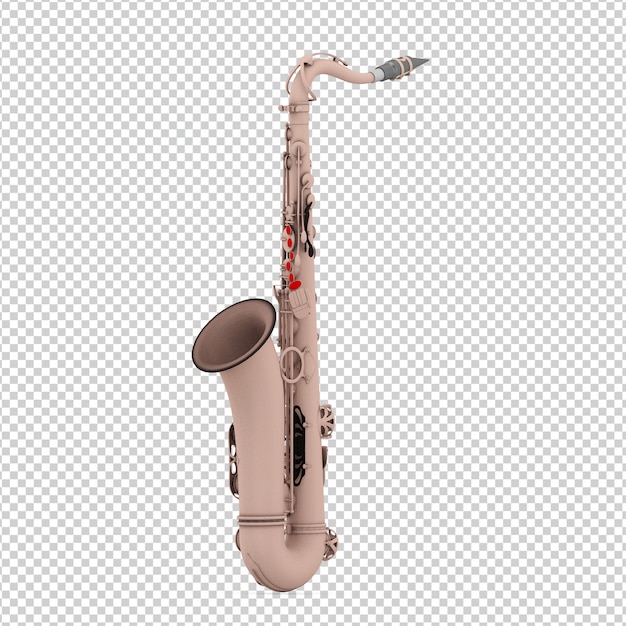 PSD saxophone isométrique