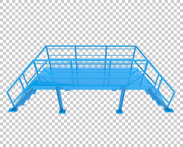 Scale isolate su sfondo trasparente 3d rendering illustrazione