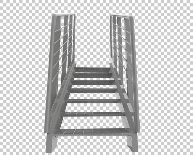 Scale isolate su uno sfondo trasparente illustrazione di rendering 3D
