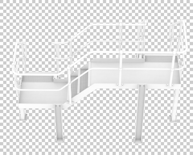 Scale isolate su uno sfondo trasparente illustrazione di rendering 3D