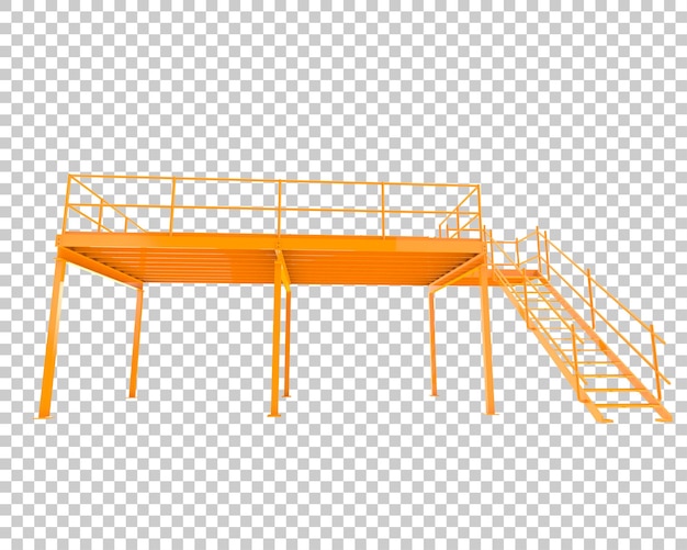 Scale isolate su uno sfondo trasparente illustrazione di rendering 3D