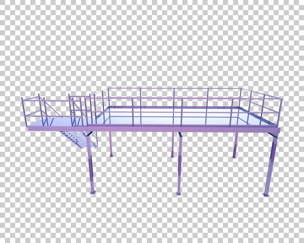 Scale isolate su uno sfondo trasparente illustrazione di rendering 3D