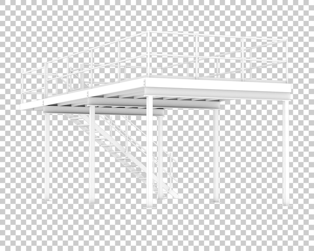 Scale isolate su uno sfondo trasparente illustrazione di rendering 3D