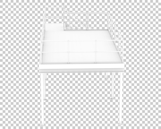 Scale isolate su uno sfondo trasparente illustrazione di rendering 3D