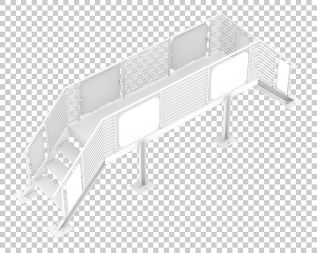 Scale isolate su uno sfondo trasparente illustrazione di rendering 3D