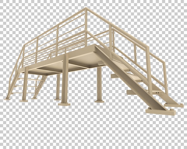 Scale isolate su uno sfondo trasparente illustrazione di rendering 3D