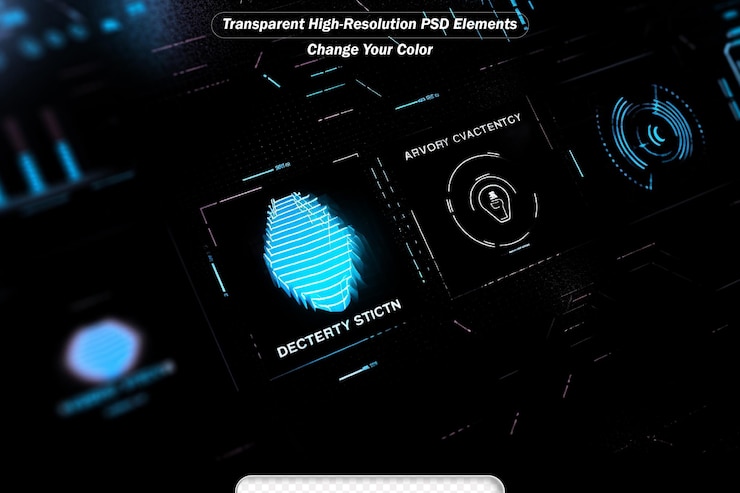 PSD scansione delle impronte digitali per un accesso sicuro rete di dati tecnologica di sicurezza informatica
