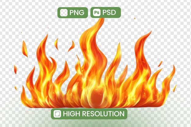 Scarica HighResolution PNG e PSD Fire Flames Intense Burning Graphic Resource per progetti di progettazione Inferno animato Visuals Realistic Fire Texture per giochi Siti web e altro ancora